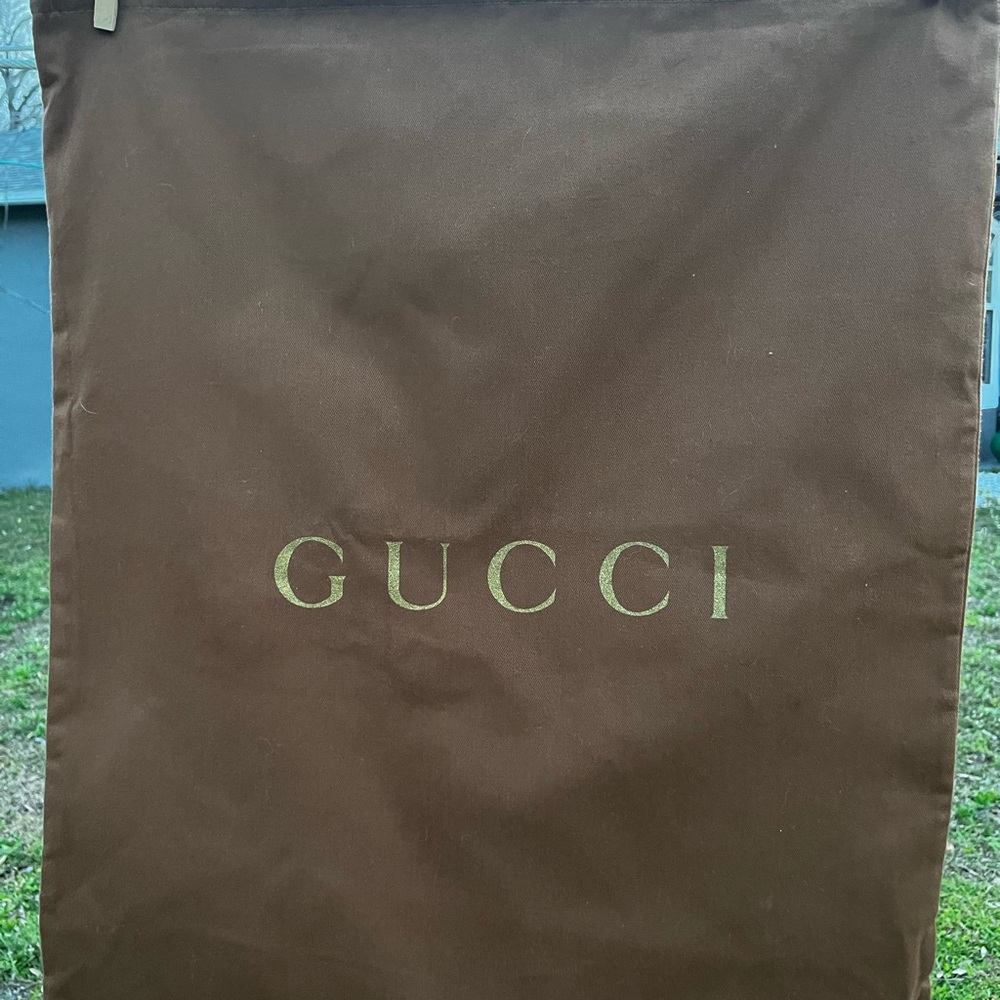 Authentic Gucci dust bag storage drawstring
